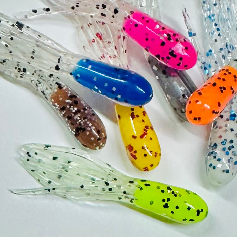 Glittery Core Variety Pack 50 pieces – The Crappie Tube Store™