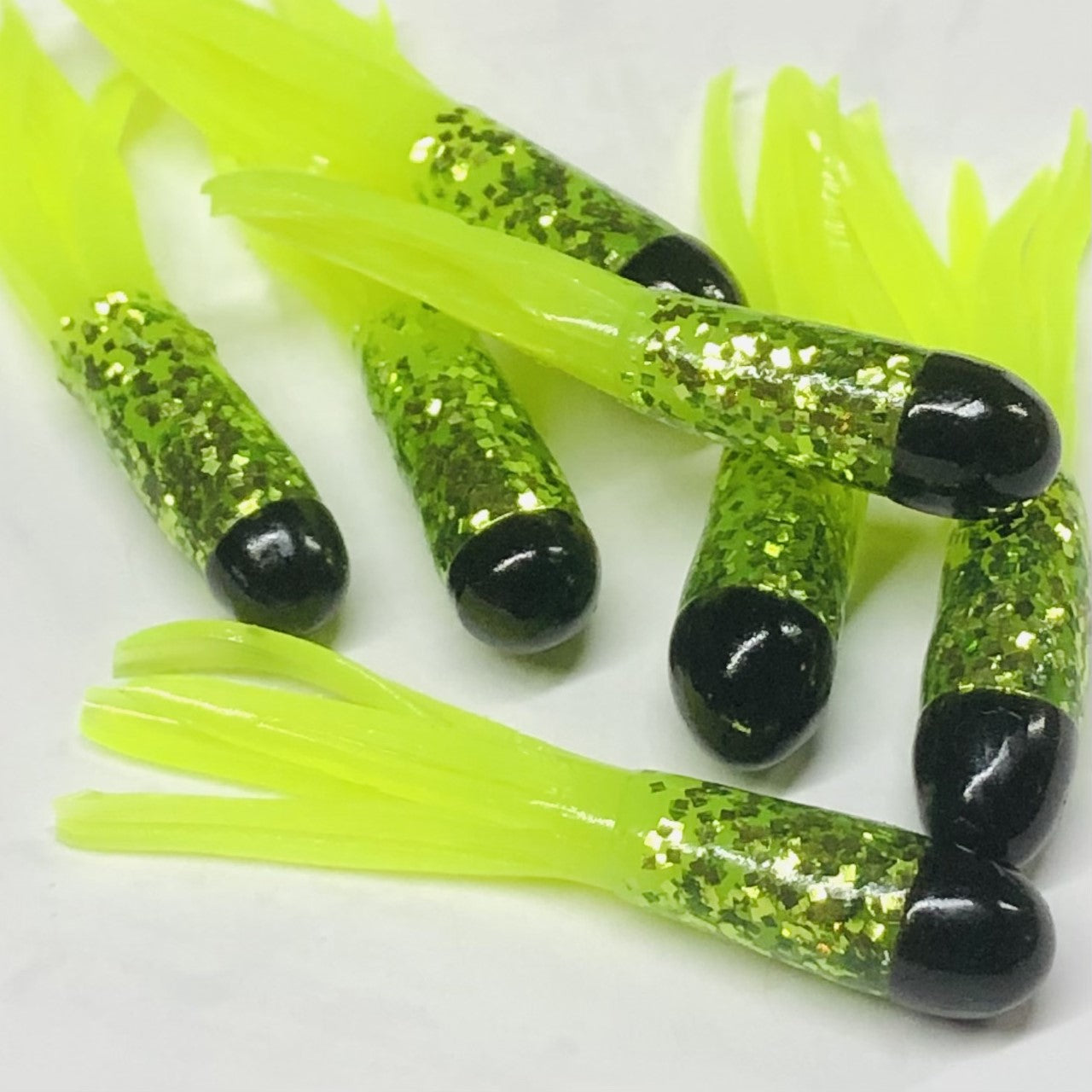 1.5" Tri-Color Crappie Tube 10pk