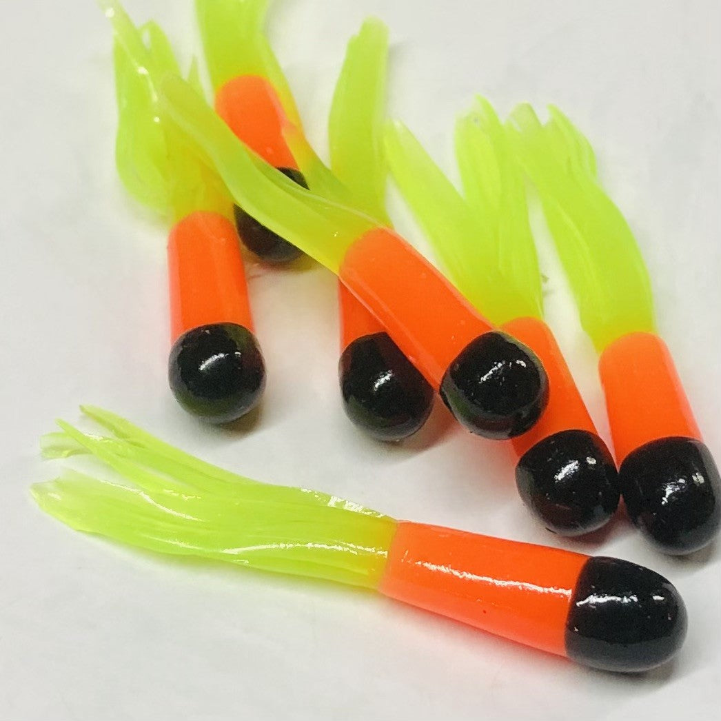 1.5" Tri-Color Crappie Tube 10pk