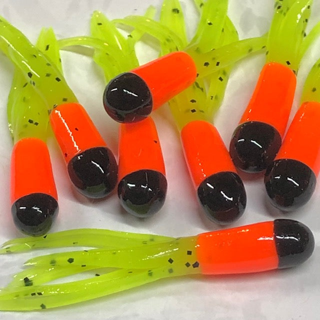 1.5" Tri-Color Crappie Tube 10pk