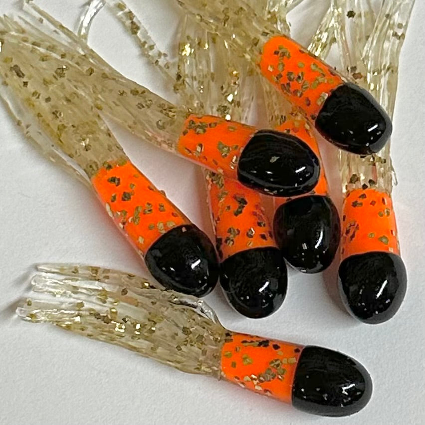 1.5" Tri-Color Crappie Tube 10pk