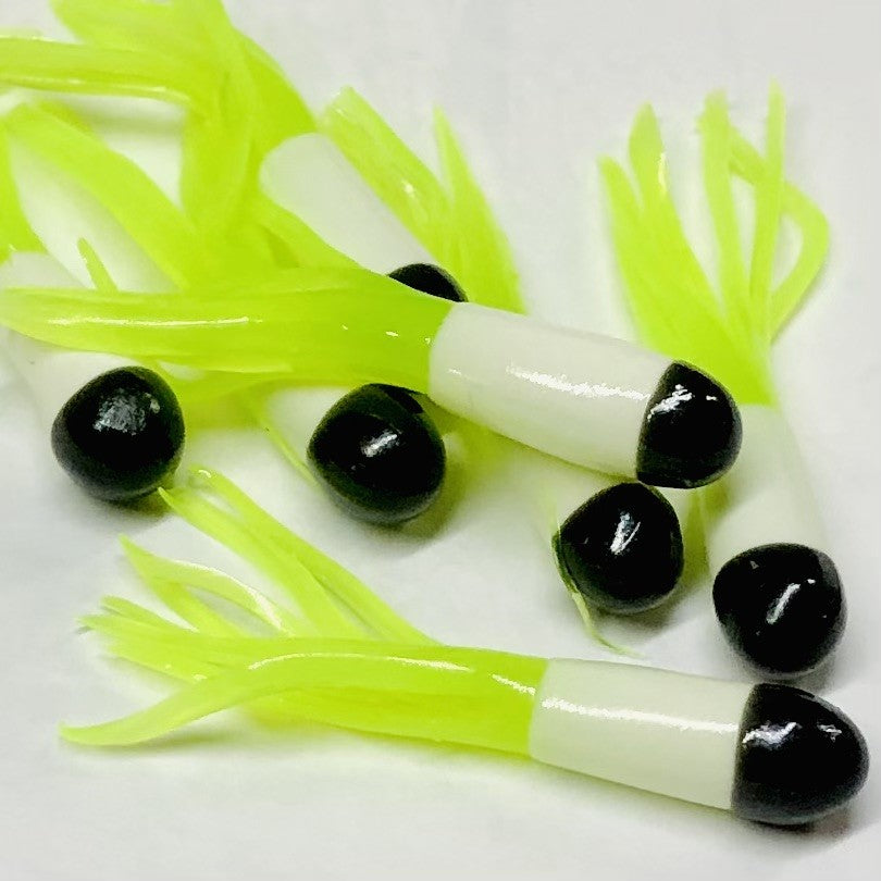 1.5" Tri-Color Crappie Tube 10pk