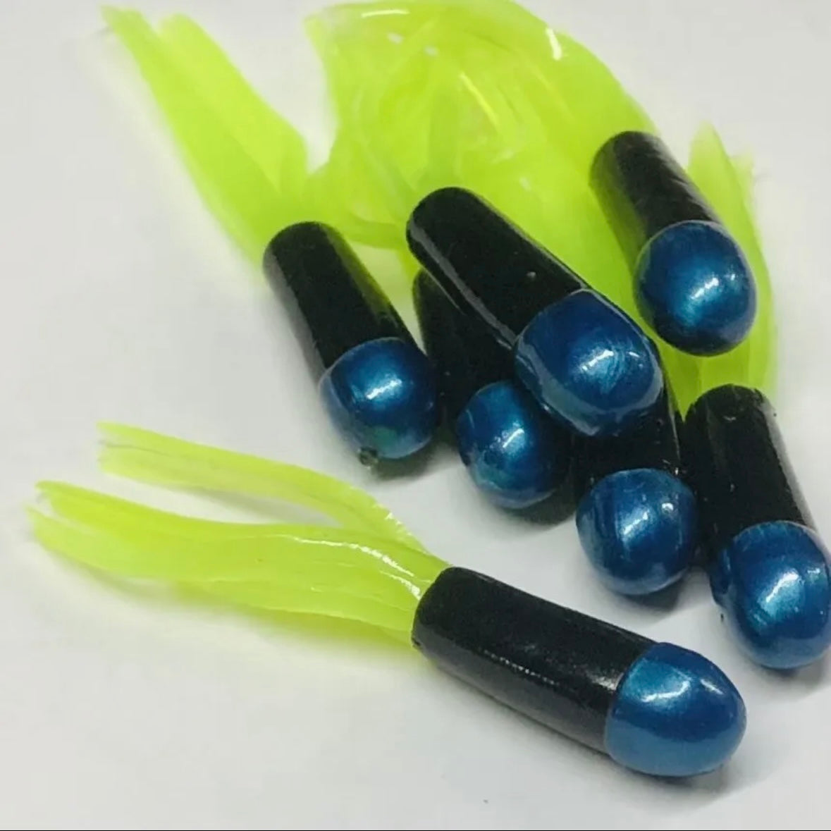 1.5" Tri-Color Crappie Tube 10pk