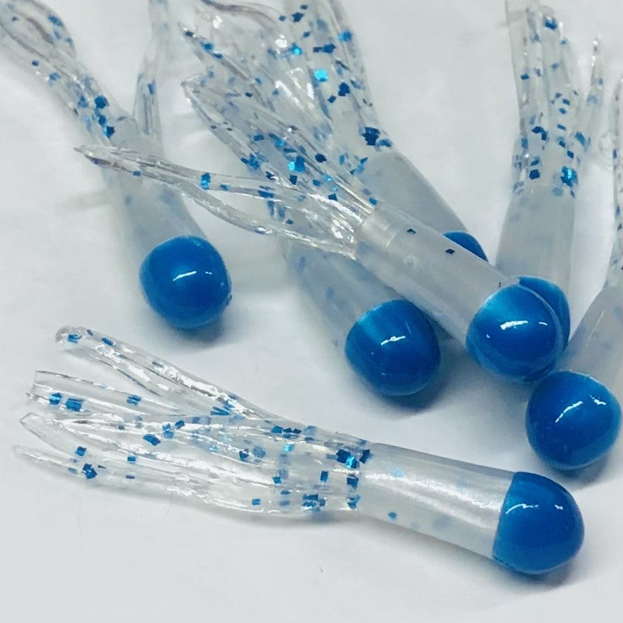 1.5" Tri-Color Crappie Tube 10pk