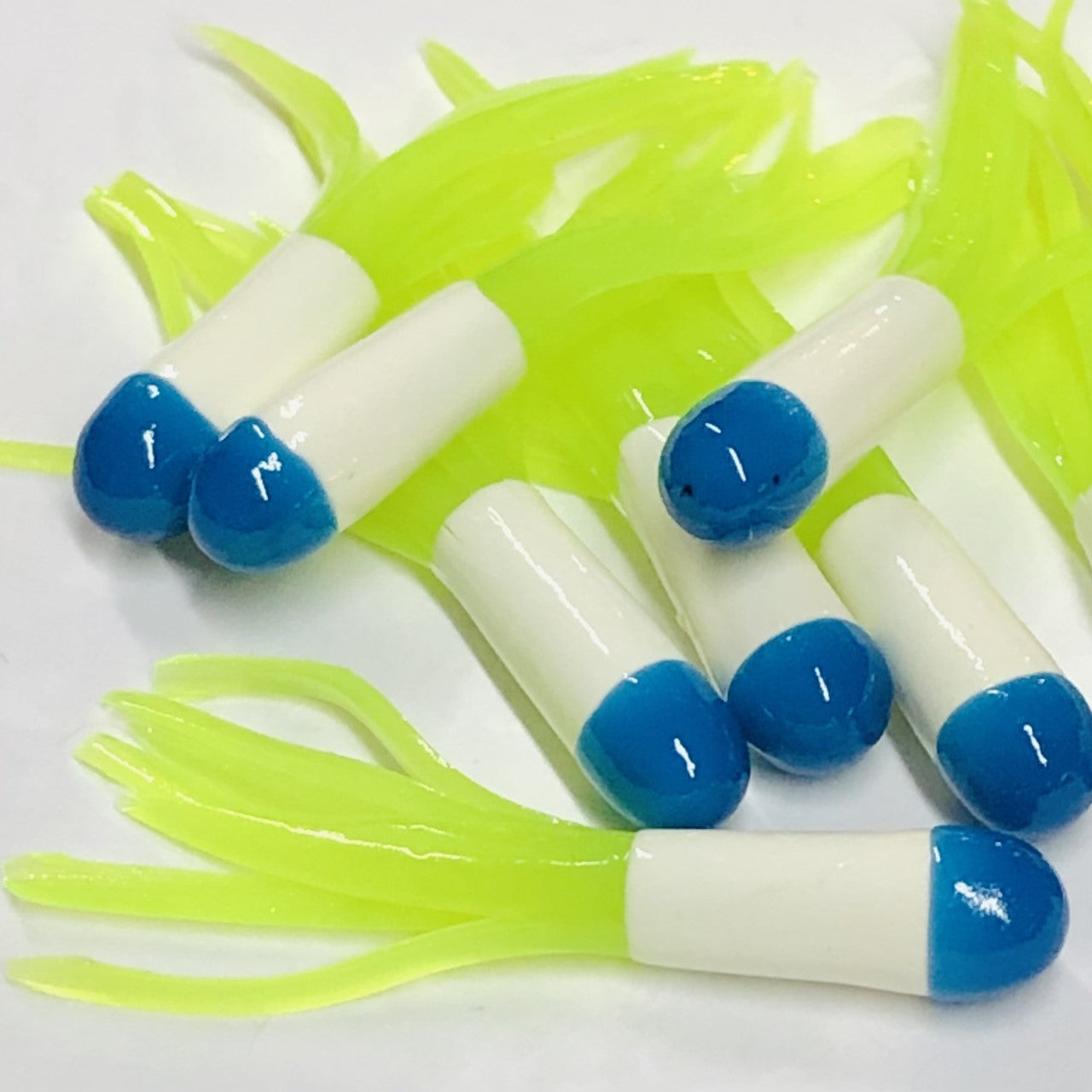 1.5" Tri-Color Crappie Tube 10pk