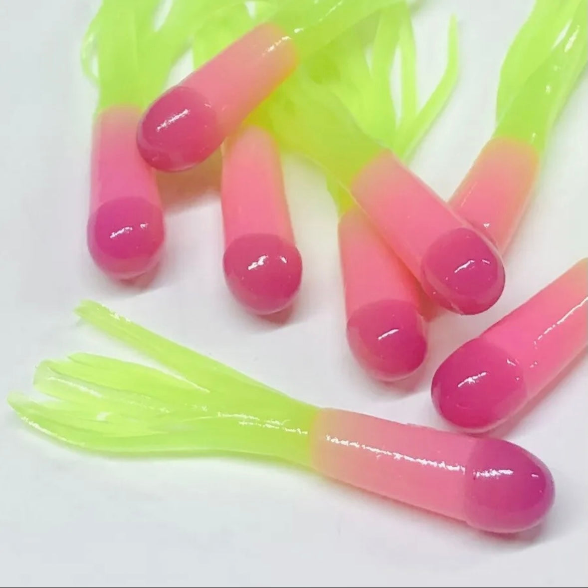 1.5" Tri-Color Crappie Tube 10pk
