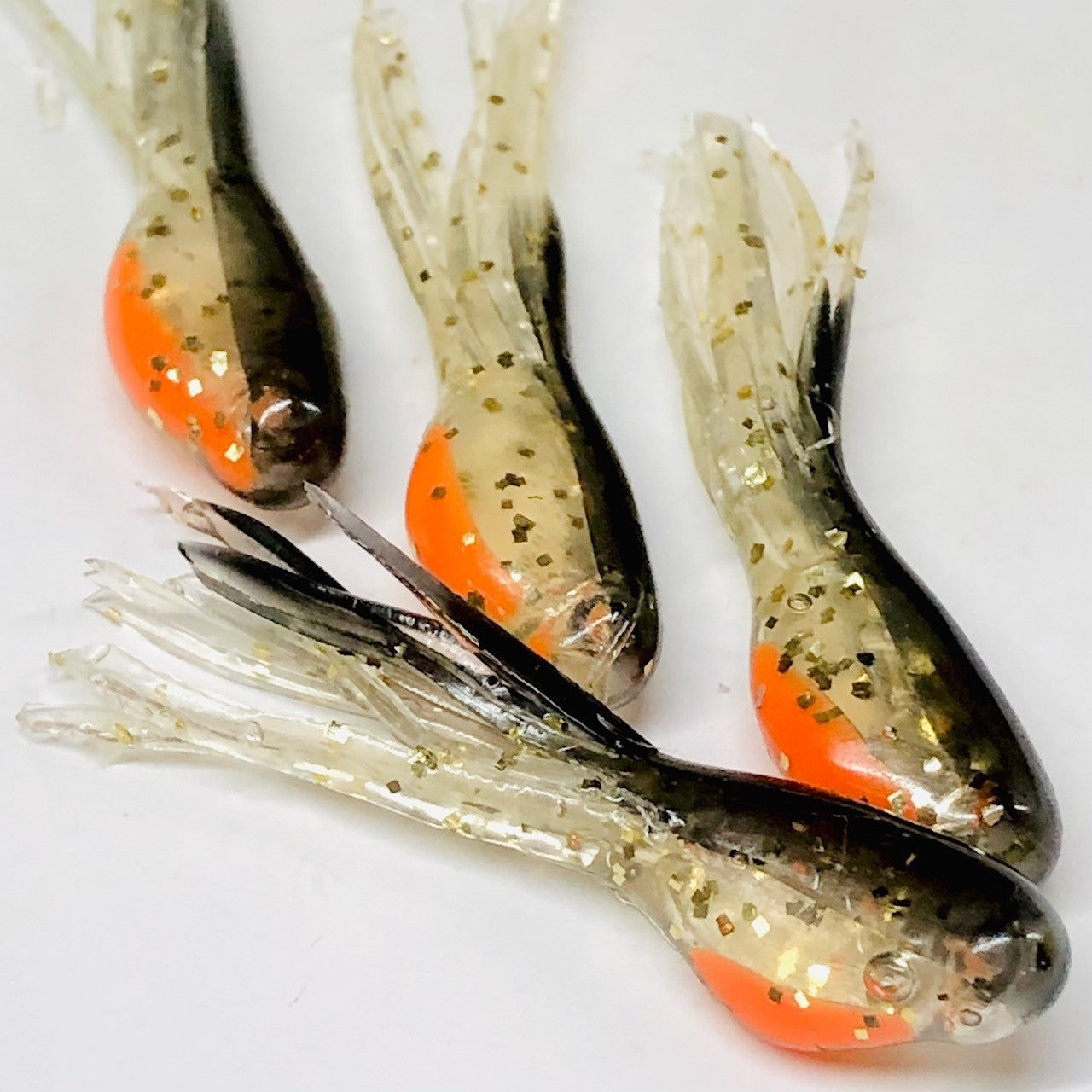 crappie wings fish lures Dovesun Jigs Hand-Tied Hair Jigs 10 Colors Fishing Jigs Bucktail Crappie Jig Heads for Trout, Walleye and Panfish Fishing #2-1/8oz*40pcs Bright colors make them highly visible and the 3D eyes make these jigs look extremely realistic 4pcs ice fishing kit ice