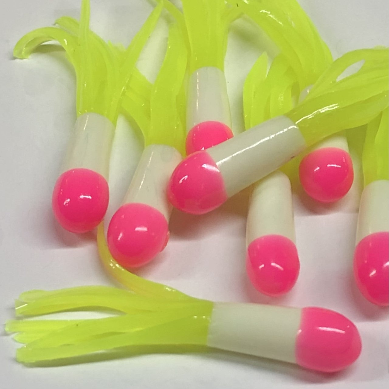 1.5" Tri-Color Crappie Tube 10pk
