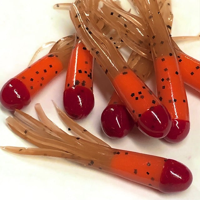 1.5" Tri-Color Crappie Tube 10pk