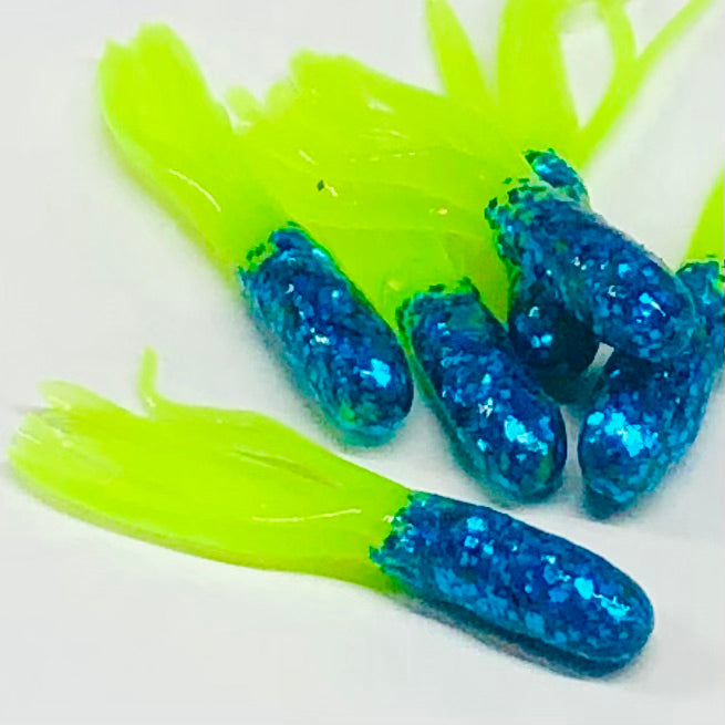 1.5" Glitter-Head™ Crappie Tube 10pk