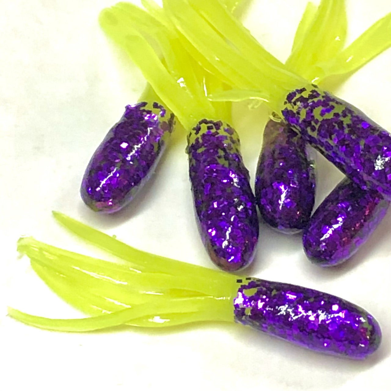 1.5" Glitter-Head™ Crappie Tube 10pk